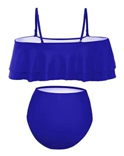 Women's Ruffle Off Shoulder Bikini Swimsuit Set-Royal Blue -Bikini Beach Shop 3110doKduXS 10ce78fe 600e 48d0 bf13 176a16468848