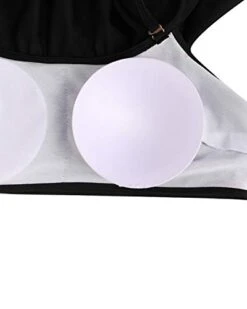 Removable Padded Two Piece Swimsuit For Women High Waisted Bottoms-Black Tribal -Bikini Beach Shop 31Ui5492EtL f175bf26 20e5 43e2 b589 5ae98dc25a5a