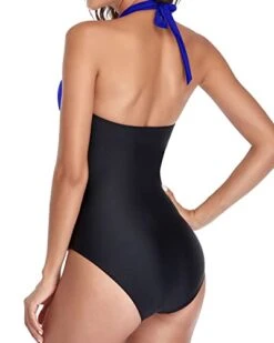 Sexy Plunge Deep V Neck Swimsuits Long Torso 1 Piece Swimwear-Royal Blue And Black -Bikini Beach Shop 31pNZvWOdbL b93c951b 4524 4e8b 9c60 c92e05b1dd6d