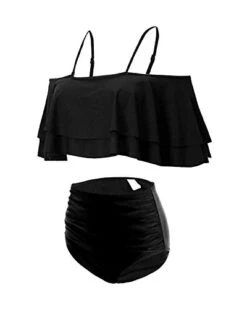 High Waisted Flounce Bikini Set For Women Hollow Out Bottoms-Black -Bikini Beach Shop 31xBqNOLsFL 1fc5dbff 00f8 461f 9c08 e1317db1d8d6