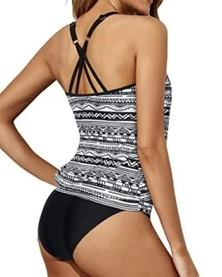 Flattering Scoop Neck Tankini Swimsuit For Women-Black Tribal -Bikini Beach Shop 413HDL0aHVL 9cf6e993 8184 48bd 845e d7fdb4b87e7f