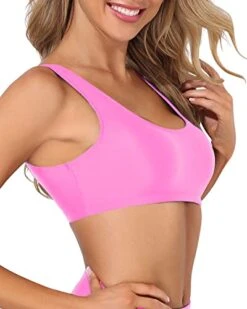 Push Up Sports Bra Bikini Top For Women's Beachwear-Light Pink 7 Push Up Sports Bra Bikini Top For Women's Beachwear-Light Pink -Bikini Beach Shop 41A3nyuIAcL