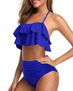 Two Piece Teen Ruffle Tummy Control High Waisted Bikini-Royal Blue -Bikini Beach Shop 41I7F3DmVvL 1c3a1146 0f19 474b b178 27364b417158