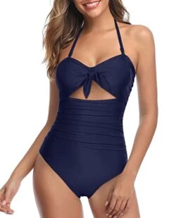 Sexy Cutout One Piece Retro High Waist Swimsuits-Navy Blue -Bikini Beach Shop 41NntEcq39L fd2d25dd 37bf 4c21 bf3d dc27f355ebae