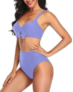 Trendy Tie Knot High Waisted Bikini Set Tummy Control Ruched Bikini-Blue 7 Trendy Tie Knot High Waisted Bikini Set Tummy Control Ruched Bikini-Blue -Bikini Beach Shop 41O2AcLXvhL 22f24f6c 9f1a 47db 840f ef8b03416501