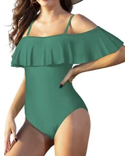 Adjustable Strapless Flounce Ruffled Swimsuit For Girls And Women-Teal -Bikini Beach Shop 41R1ZAEVMML f1cc0e06 0156 483f b6b9 2d42aaa39e8f