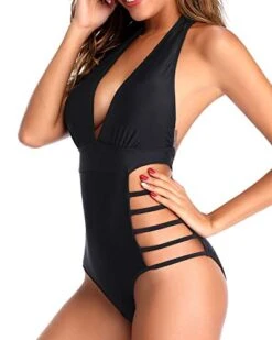 Cutout Monokini Sexy One Piece Swimsuits-Black -Bikini Beach Shop 41REkDehj2L cc20611d 68cf 4196 887f 38c24ed3c313