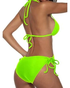 Flattering Halter Padded Top Bikini Sets For Women-Neon Green -Bikini Beach Shop 41T6Vwe9bCL b4675a64 7ce3 4ccd b6a2 7cde192d0c41