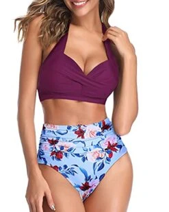 Maximum Support Bikini Top Women's Bikini Swimsuits-Purple Floral -Bikini Beach Shop 41VwIw49xyS 3b8ad02e 3f13 408b 9c42 c97418b98867