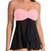 Halter Bandeau Flyaway Tankini Women's Two Piece Bathing Suits