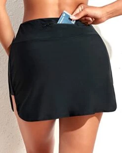 Women's High Waisted Swimsuit Bottom Long Skirted Swim Bottom For Modest Coverage -Bikini Beach Shop 41bEIEQdaKL