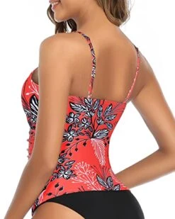 Match Different Bikini Bottom Women Tankini Top Only-Red Floral 7 Match Different Bikini Bottom Women Tankini Top Only-Red Floral -Bikini Beach Shop 41eG5JuyV3L ca572f31 a318 4f3b bb9a aed35751e65f