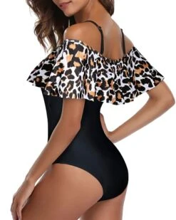 Tropical Long Torso One Piece Swimsuit For Women-Black And Leopard 7 Tropical Long Torso One Piece Swimsuit For Women-Black And Leopard -Bikini Beach Shop 41fqDbD2YIS f21e2676 248c 4a79 b767 78d37985f360