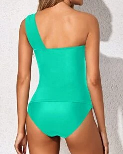 Women's 2 Piece Tankini Tummy Control & Ruched Design-Green -Bikini Beach Shop 41gg9JG zAL d514cd8c acd1 45fd af75 1d0cbe2146df