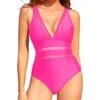 Women's Plunge V Neck Monokini Sexy Hollow Out One Piece Swimsuits