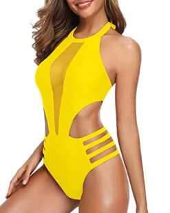 Sexy Mesh Cutout Plunge Backless One Piece Monokini Swimwear-Neon Yellow -Bikini Beach Shop 41va0pERcwL 85b6efe6 2238 46cf ab3c 1ed2977d22b3