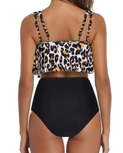Chic And Stylish Women Ruffled Flounce Bikini Swimsuit-Black And Leopard 6 Chic And Stylish Women Ruffled Flounce Bikini Swimsuit-Black And Leopard -Bikini Beach Shop 41veY8a ogL 4b8e306d d702 4a18 aaa1 a40d0b03a7dd