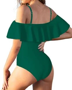 Tummy Control Flounce Ruffled One Piece Swimsuit For Women-Emerald Green 7 Tummy Control Flounce Ruffled One Piece Swimsuit For Women-Emerald Green -Bikini Beach Shop 41wRr3pEI2L 6523a9c7 3e08 4727 8fc4 a5839345fbff