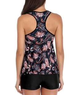 Two Piece Swimsuit Racerback Top & Padded Bras For Tummy Slimming-Black Tribal 6 Two Piece Swimsuit Racerback Top & Padded Bras For Tummy Slimming-Black Tribal -Bikini Beach Shop 515xsTNqfAS 94b52ac3 fbd8 42f2 b0ee be1fa1826747
