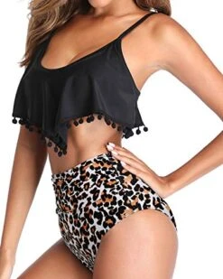 Removable Padded Bras Two Piece Bikini Swimsuit-Black And Leopard -Bikini Beach Shop 518G6vEK3JL 050e1a8f 17ec 4bd3 a252 2bbdf68c8d83