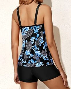 Women Two Piece Tankini Swimsuits Blouson Modest Swim Top-Black Floral -Bikini Beach Shop 51B2uZ 0QsL 16c88085 801c 4142 884d 36ca4a528ee8