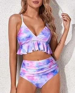 Women's Removable Padded High Waisted Bikini-Color Tie Dye -Bikini Beach Shop 51GBWZe8oJS 933c3030 5327 45e3 b5d8 2d0181b8381f