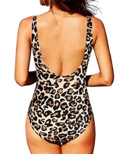 Slimming Mesh One Piece Swimsuits For A Flattering Look-Leopard -Bikini Beach Shop 51XiFM3XLRL 05cf93fb c631 4b36 a569 1d3d201790da