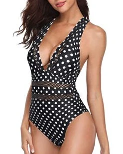 Supportive Padded Push Up Long Torso Swimsuit-Black Dot 6 Supportive Padded Push Up Long Torso Swimsuit-Black Dot -Bikini Beach Shop 51YkmALwPQL 320183f8 e45e 47b7 9d0e ad420d2d16e8