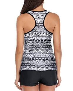 V Neck Swimsuit Tummy Control Bottom & Racerback Top For Women-Black Tribal 6 V Neck Swimsuit Tummy Control Bottom & Racerback Top For Women-Black Tribal -Bikini Beach Shop 51gF0igBEGL 6d4ace6d dddd 4d6b 9d89 0e13587457e4