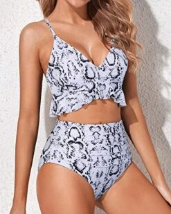 Women's Adjustable Criss Cross Swimsuit-Snake Print -Bikini Beach Shop 51izIVLWq5L 4fa6da55 5e56 4240 9233 4c6d43f4a0df