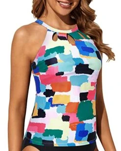 Key Hole Swim Top Only Backless Swim Tank Top-Aqua -Bikini Beach Shop 51nTpCqYjVL 92401540 5ca3 4cd6 8d66 426d4db201d2